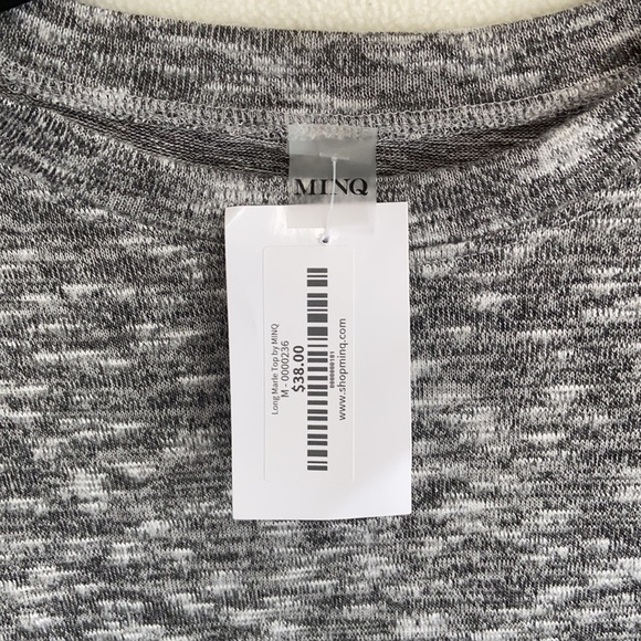 Lightweight heathered tunic perfect for casual wear over leggings-New with tags - Picture 2 of 2